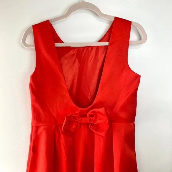 NWT Red Dress Boutique Open Back Red Dress With Bow in Size Medium - Picture 3 of 16